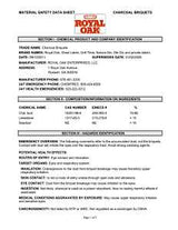 Royal Oak 192-294-107 Charcoal Briquette, 7.7 lb Bag