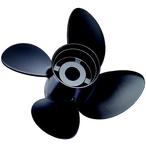 Solas 9413-133-13 Rubex Aluminum Interchangeable Hub 4-Blade Propeller, RH, 13.25 x 13