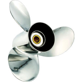 Solas 3441-133-17 Titan Stainless Steel 3-Blade Propeller For Yamaha