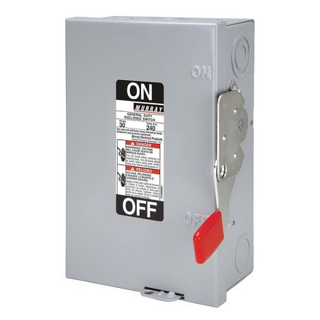 Siemens GF221NRA Safety Switch, 240 V, 2-Pole, 30 A