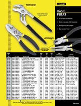 STANLEY 84-096 Nose Plier, 6 in OAL, Black Handle, Double-Dipped Handle, 1/8 in W Tip