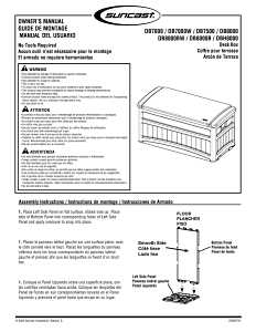 Suncast DB8000B Deck Box, 46 in W, 22 in D, 23 in H, Resin, Light Taupe