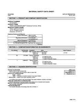 White Lightning W12AF0005 Caulk, White, -30 to 180 deg F, 5.5 fl-oz, Cartridge