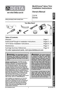Delta 144996C Tub and Shower Faucet IPS, IPS, 2 gpm, Chrome