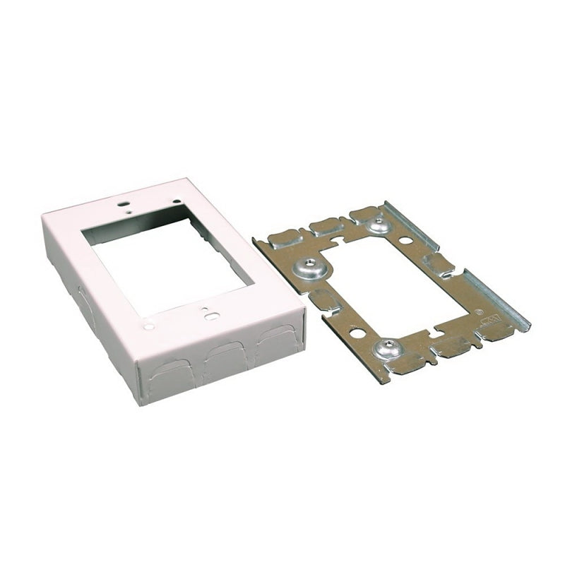 Wiremold BW5 Starter Box, Stamped Steel, White