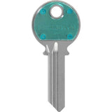 HILLMAN ColorPlus Traditional Key House/Office Key Blank Single, Pack of 5