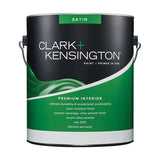 Clark+Kensington Satin Tint Base Ultra White Base Paint + Primer Interior 1 gal, Pack of 4