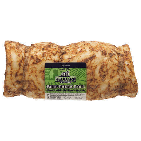 Redbarn Glazed Beef Cheek Grain Free Chews For Dogs 1 pk, Pack of 12