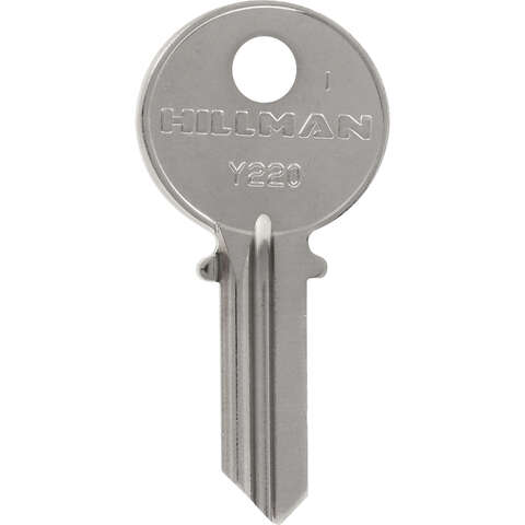 HILLMAN Traditional Key House/Office Universal Key Blank Single, Pack of 10