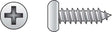 HILLMAN No. 8 X 1-1/4 in. L Phillips Pan Head Sheet Metal Screws 100 pk