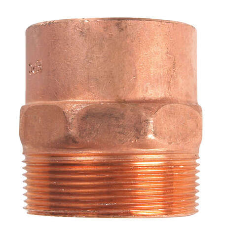 NIBCO 2 in. Copper X 2 in. D MIP Copper Pipe Adapter 1 pk