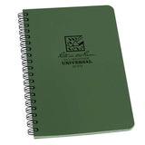 Rite in the Rain 4.625 in. W X 7 in. L Wire-O Green All-Weather Notebook, Pack of 6