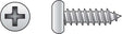 HILLMAN No. 14 X 1-1/4 in. L Phillips Pan Head Sheet Metal Screws 100 pk