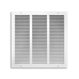 Tru Aire 16 in. H X 16 in. W 1-Way Powder Coat White Steel Return Air Grille