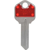 HILLMAN ColorPlus House/Office Key Blank Single, Pack of 5