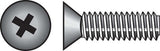 HILLMAN No. 10-24 X 1 in. L Phillips Flat Head Zinc-Plated Steel Machine Screws 100 pk