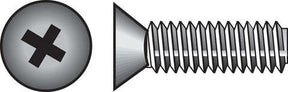 HILLMAN No. 10-24 X 1 in. L Phillips Flat Head Zinc-Plated Steel Machine Screws 100 pk