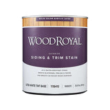 Ace Wood Royal Solid Tintable Flat Ultra White Base Acrylic Latex Siding and Trim Stain 1 qt, Pack of 4