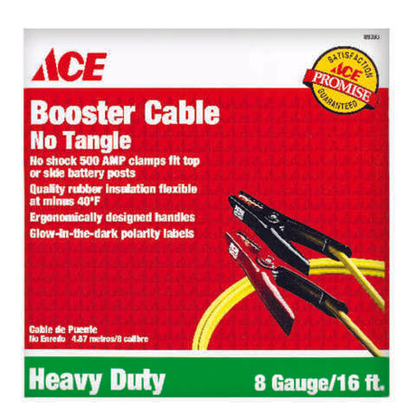 ACE 16 ft. 8 Ga. Booster Cable 275 amps