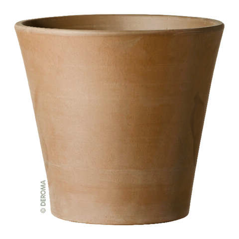 Deroma 9.3 in. H X 10.2 in. D Clay Planter Mocha, Pack of 3