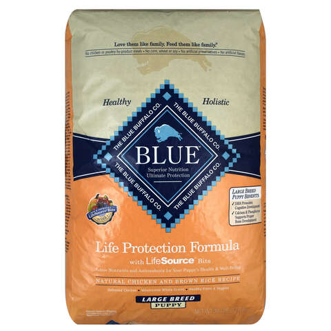 Blue Buffalo Life Protection Formula Puppy Chicken and Brown Rice Dry Dog Food 30 lb