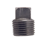 Billco Corporation 3/8 in. MPT Black Steel 0.495 in. L Square Head Plug, Pack of 5