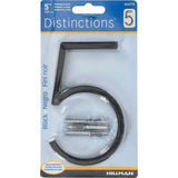HILLMAN Distinctions 5 in. Black Steel Screw-On Number 5 1 pc, Pack of 3
