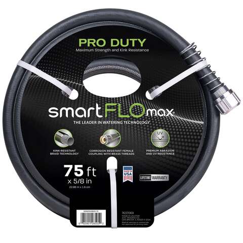 Ace SmartFLO Max 5/8 in. D X 75 ft. L Premium Grade Garden Hose, Pack of 3