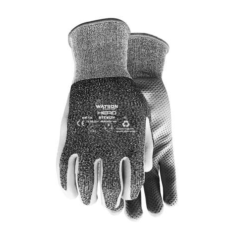 Watson Gloves S Polyester Stealth Hero Black Dipped Gloves