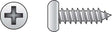 HILLMAN No. 6 X 1/2 in. L Phillips Pan Head Sheet Metal Screws 100 pk