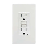 Leviton 15 amps 125 V White Outlet/Wallplate 5-15R 1 pk