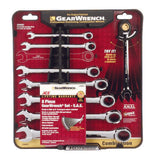 Ace SAE Gearwrench Set 9.8 in. L 8 pc