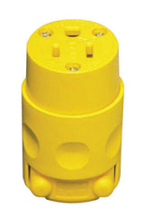 Leviton Residential PVC Ground/Straight Blade Connector 5-15R 2 Pole 3 Wire