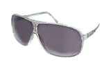 Piranha Retro Women's Silver Frame Gray Lens Sunglasses, Pack of 6