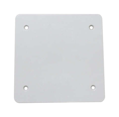 Sigma Engineered Solutions Square Plastic 2 gang 4.84 in. H X 4.84 in. W Flat Box Cover
