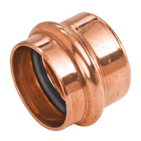NIBCO 1 in. Press X 1 in. D Press Wrought Copper Cap 1 pk