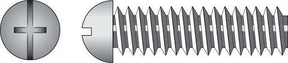HILLMAN No. 10-24 X 1-1/4 in. L Combination Round Head Zinc-Plated Steel Machine Screws 100 pk