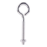 Hampton 5/16 in. X 4 in. L Stainless Stainless Steel Eyebolt with Nut Nut Included, Pack of 5