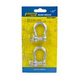 Seachoice Galvanized Steel 11.5 in. L X 5/16 in. W Shackle 2 pk