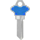 HILLMAN ColorPlus House/Office Key Blank Single, Pack of 5