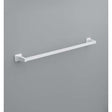 OakBrook Satin White Towel Bar 30 in. L Die Cast Zinc