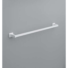 OakBrook Satin White Towel Bar 30 in. L Die Cast Zinc