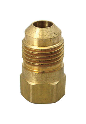 JMF Company 3/8 in. Flare X 1/2 in. D FIP Brass Adapter, Pack of 5