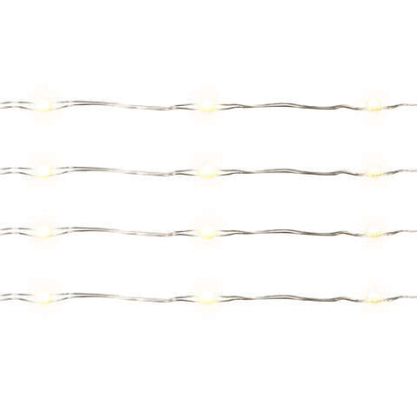 Living Accents LED Big Seed Light Set Warm White 16.5 ft. 100 lights, Pack of 12