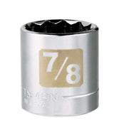 Craftsman 7/8 in. X 3/8 in. drive SAE 12 Point Standard Socket 1 pc