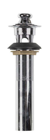 B&K 1-1/4 in. Chrome Brass Lift Plug and Drain