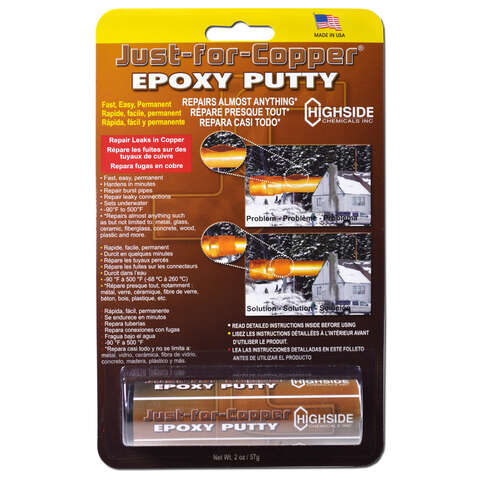 Highside Chemicals Just for Copper High Strength Amber Epoxy 2 oz