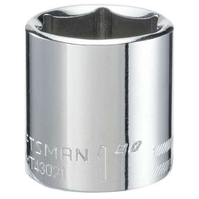 Craftsman 1 in. X 3/8 in. drive SAE 6 Point Shallow Shallow Socket 1 pc
