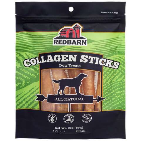 Redbarn Collagen Grain Free Soft Chew Beef Stick For Dogs 3 oz 5 pk