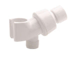 Ace White Plastic Shower Arm Mount